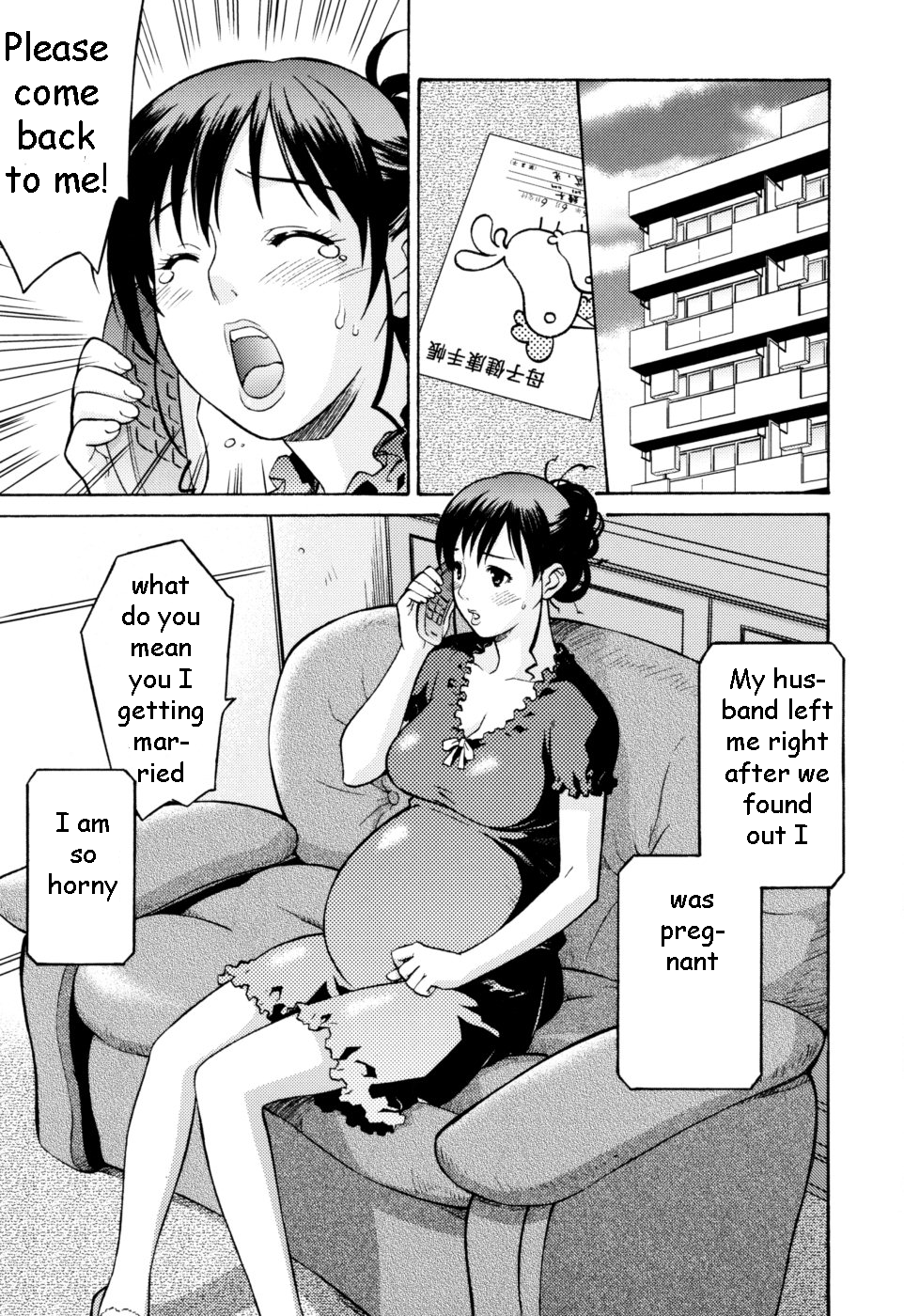 Pregnant Horny Mom