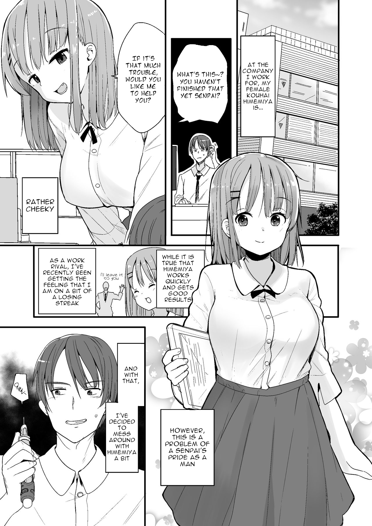 Namaiki na Kouhai ni Chiisaku Natte Itazura wo|Turning Small to Tease my Cheeky Kouhai