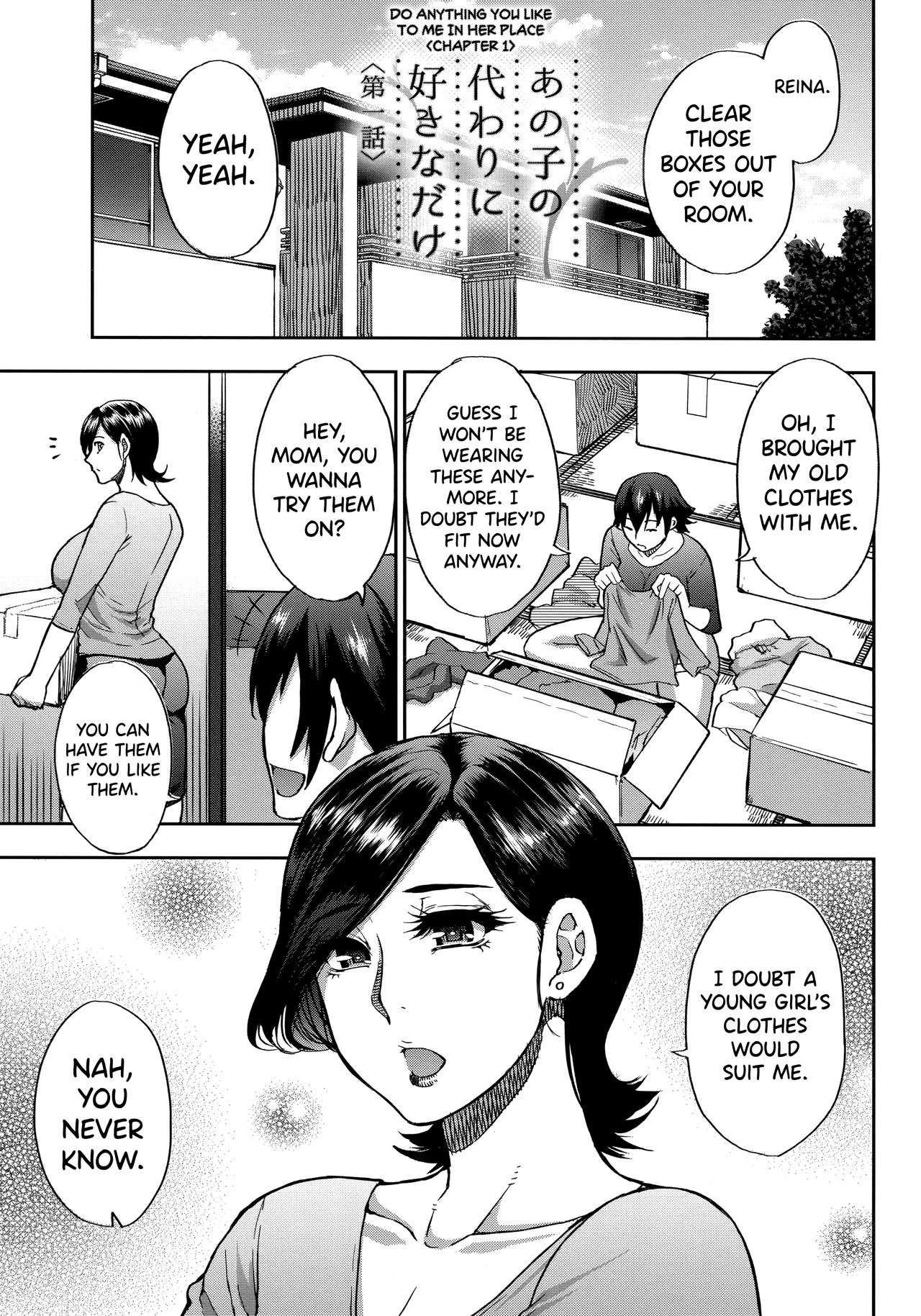 Anoko no Kawari ni Sukinadake | Do Anything You Like To Me In Her Place Ch. 1 (Anoko no Kawari ni Sukinadake) [English] =TLL + biribiri=