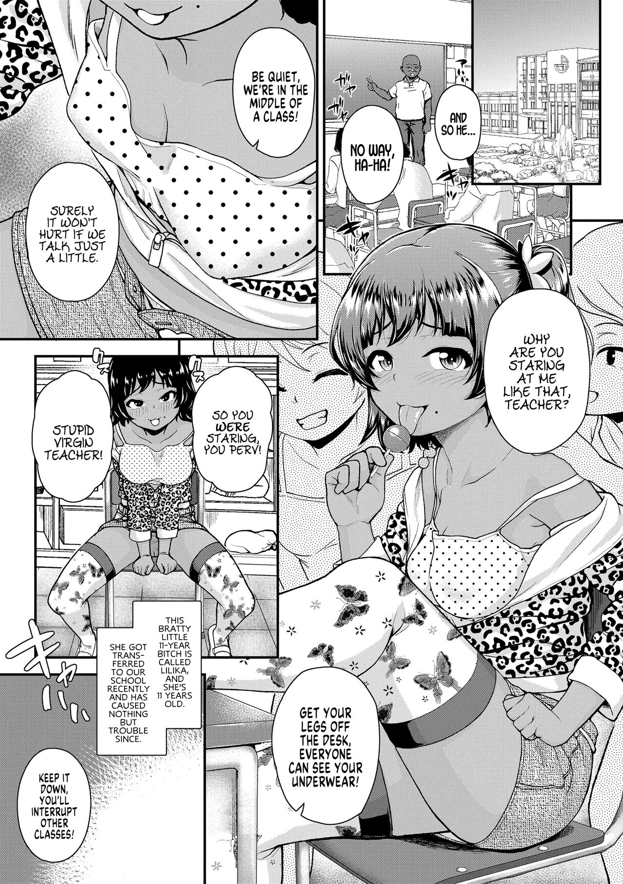 Bicchi na Mesugaki Tenkousei | Our New Transfer Student is a Bratty Little Bitch (Gouin ni Kusogaki Mesuana Dochutte Mita