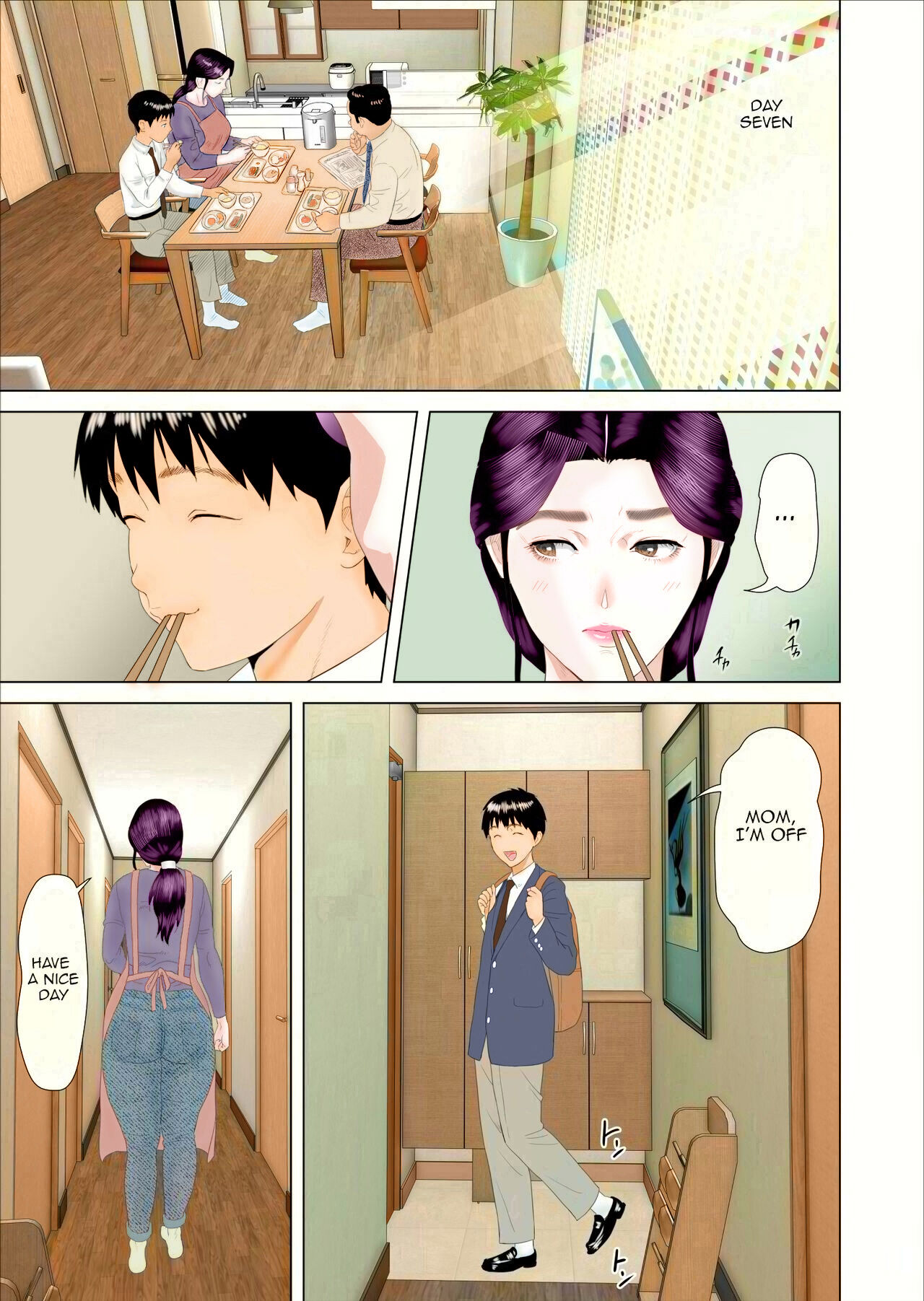 Kinjo Yuuwaku Boku ga Okaa-san to Konna Koto ni Nacchau Hanashi 2 Shinnyuu Hen | Neighborhood Seduction The Story About How I Came To Be Like This With My Mother 2 - Penetration Volume