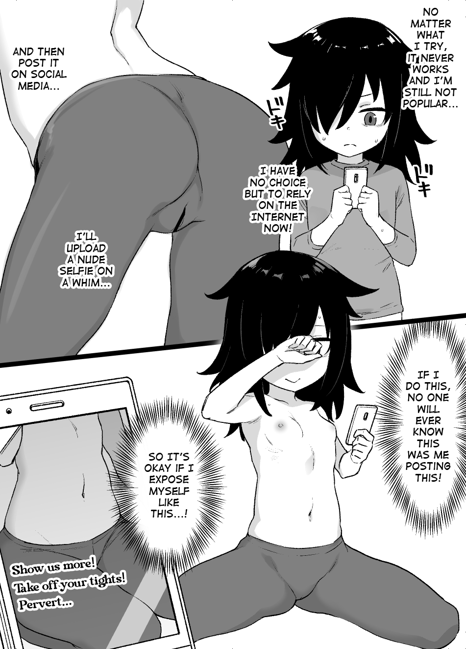 Watamote Kuroki Tomoko Bitch-ka Manga | Watamote Tomoko Kuroki Bitchification Manga
