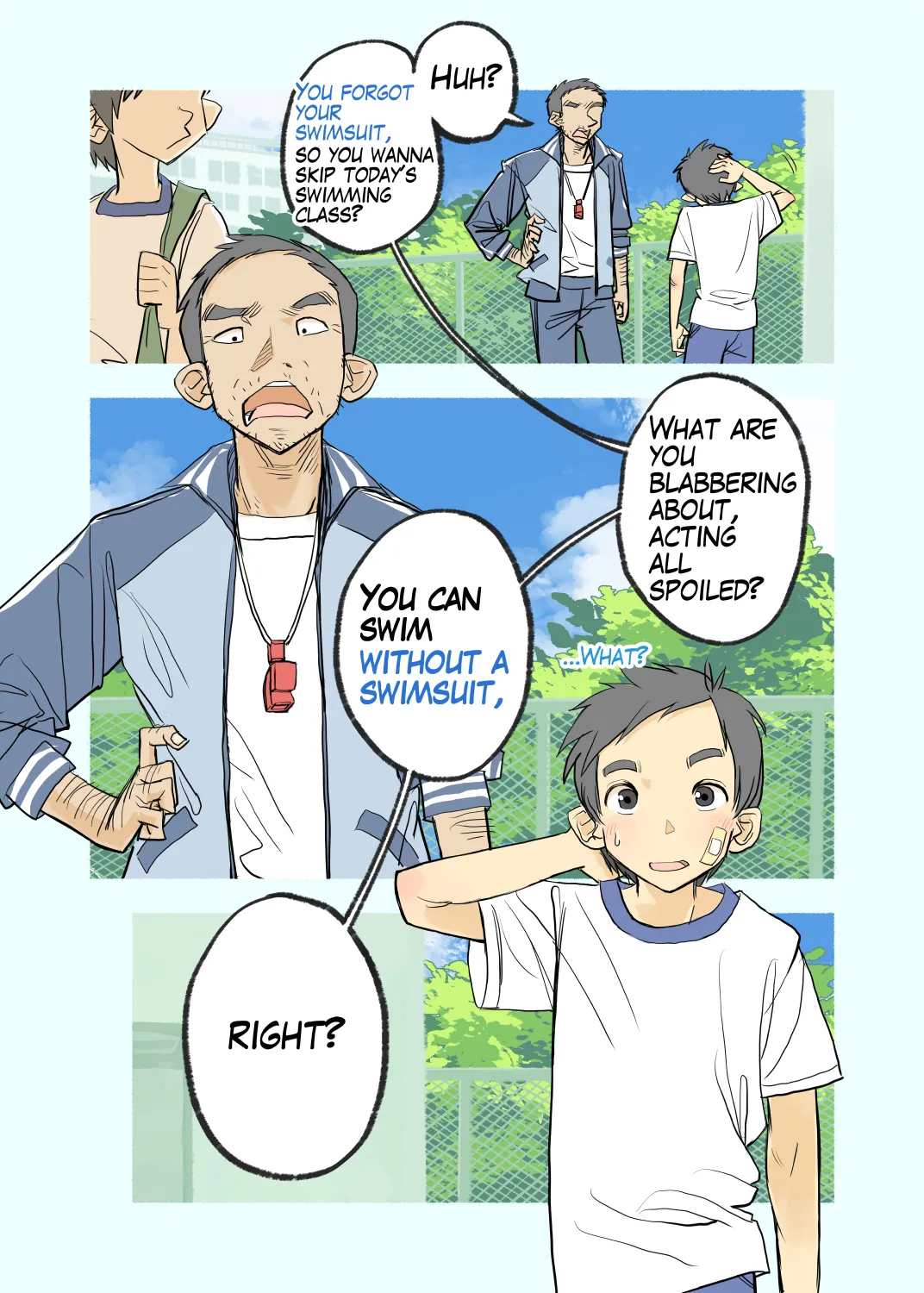006 - If the boys forgot their swimsuits