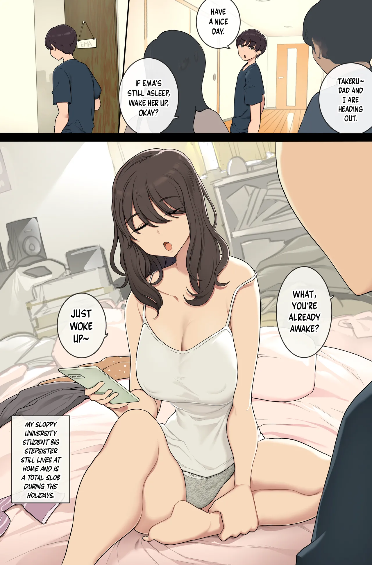 Seikatsu mo Teiso Kannen mo Darashinai Gishi Ni Ya-ra Sete Morau | I Get to Fuck my Stepsister, Who's Sloppy in Both Her Lifestyle and Her Sense of Chastity