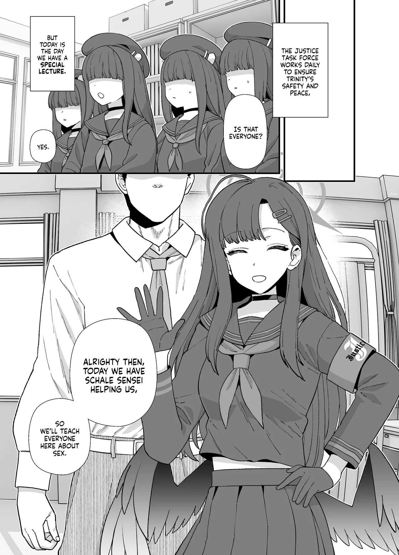 BlueArch Ichika Sukebe Manga | BlueArch Ichika Lewd Manga