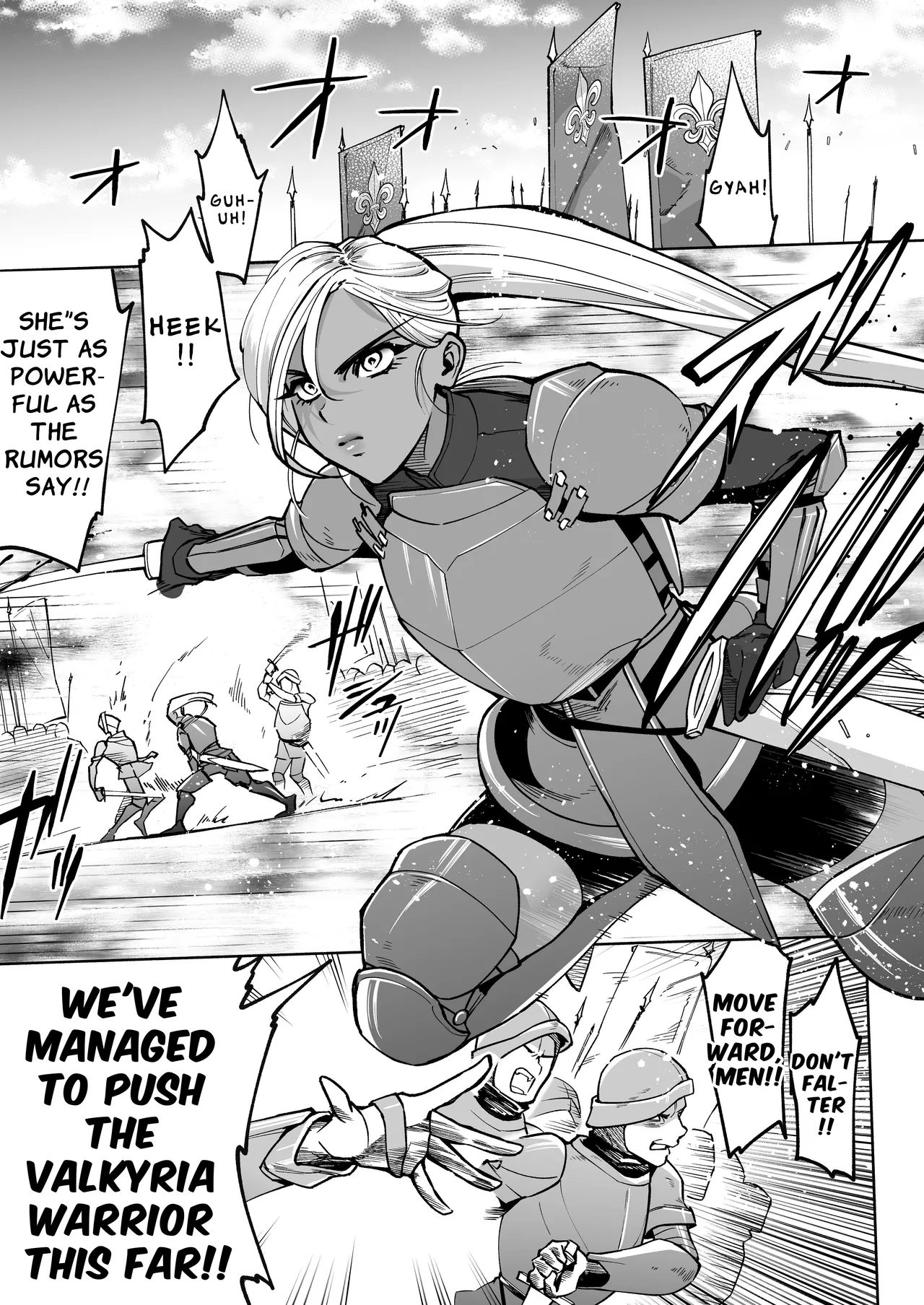 The Strongest Cool Female Warrior is Captured and put into a Breeding Project