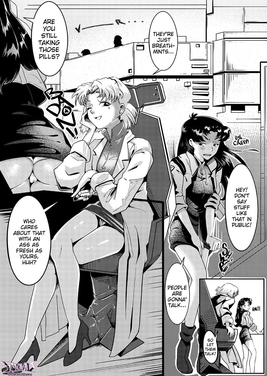 Ritsuko X Misato Futa (Neon Genesis Evangelion) 6 Pages