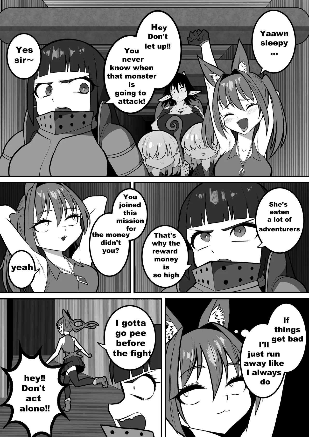 カイガ【kaiga】 - Lamia VORE comic (8p) ENG ver