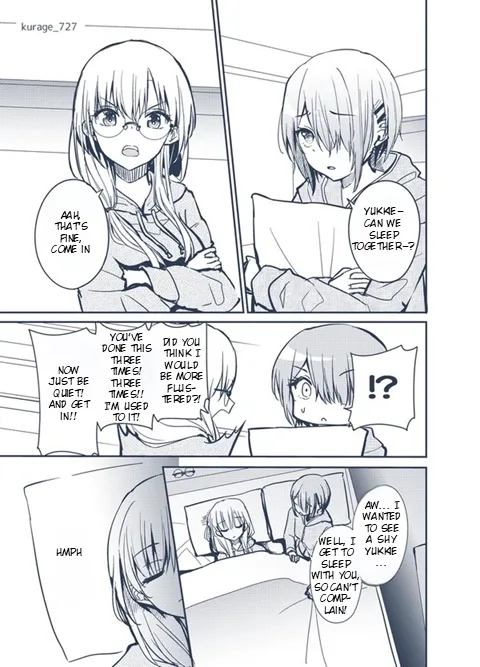 Ruka and Yuki in Bed Together