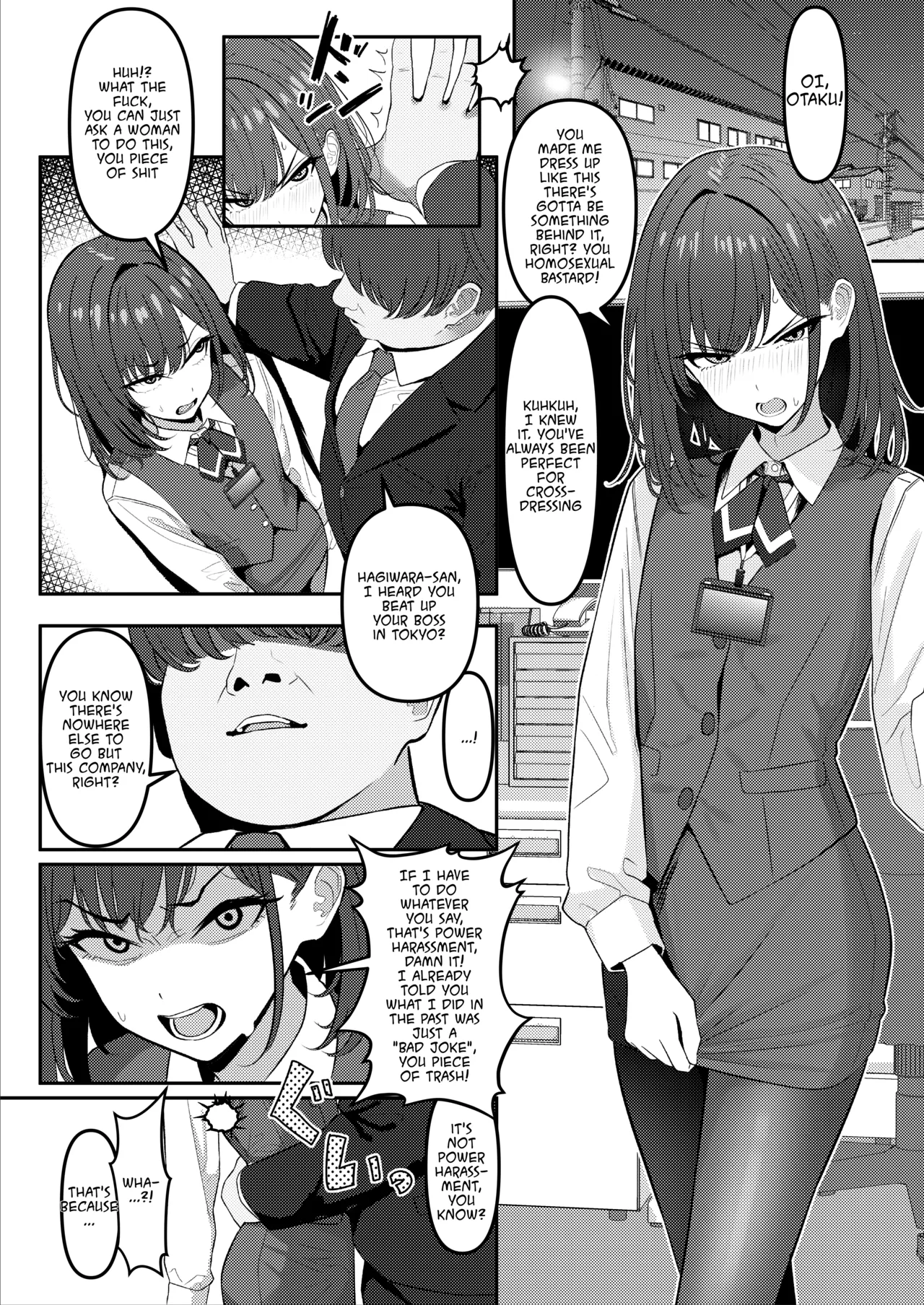 ① Gakusei Jidai, Boku o Ijimeteita Yankee ♂ ga Buka Toshite Haittekita Ken | A Yankee who used to bully me when I was a student, has joined as a subordinate