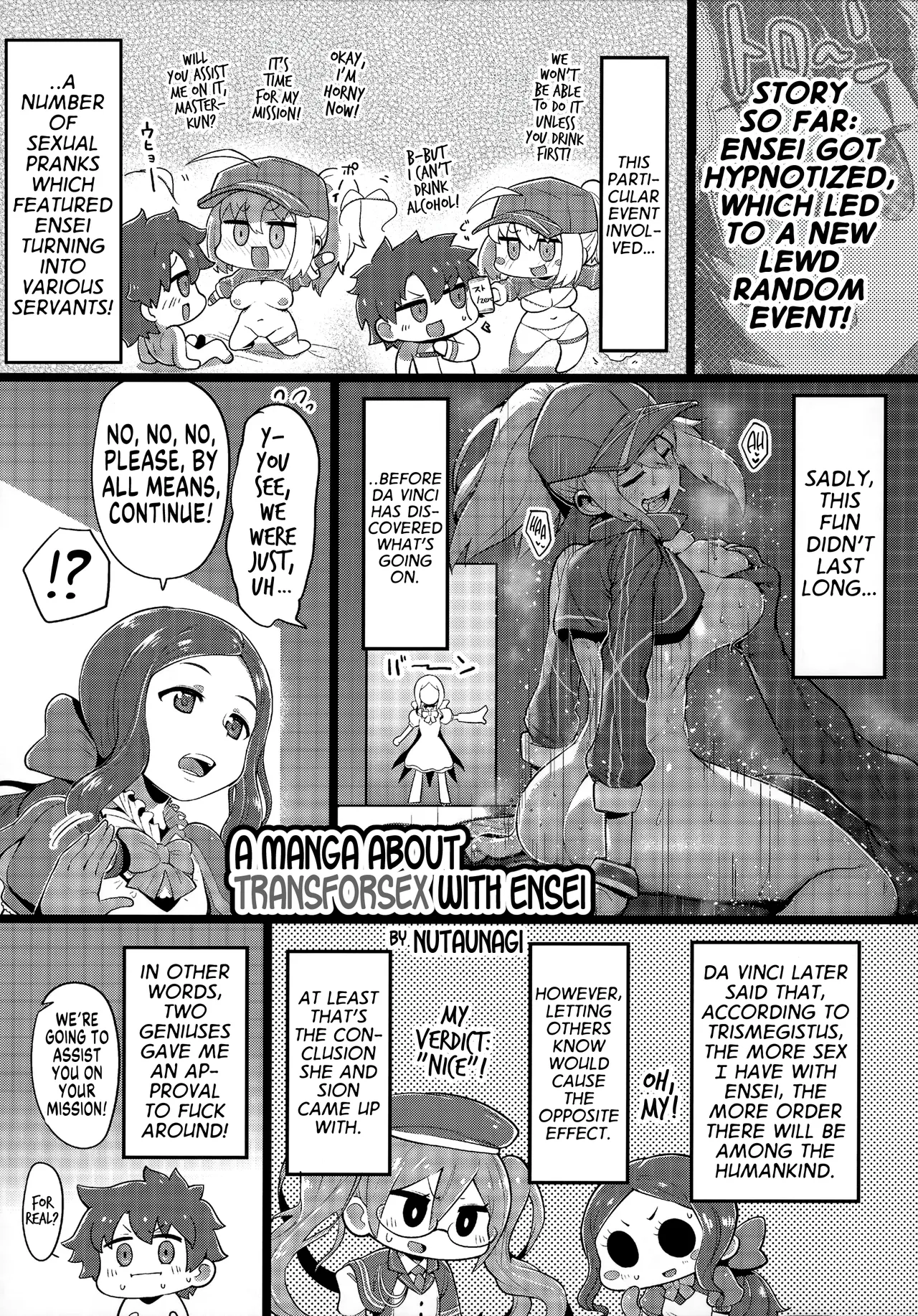 A Manga about Transforsex with Ensei
