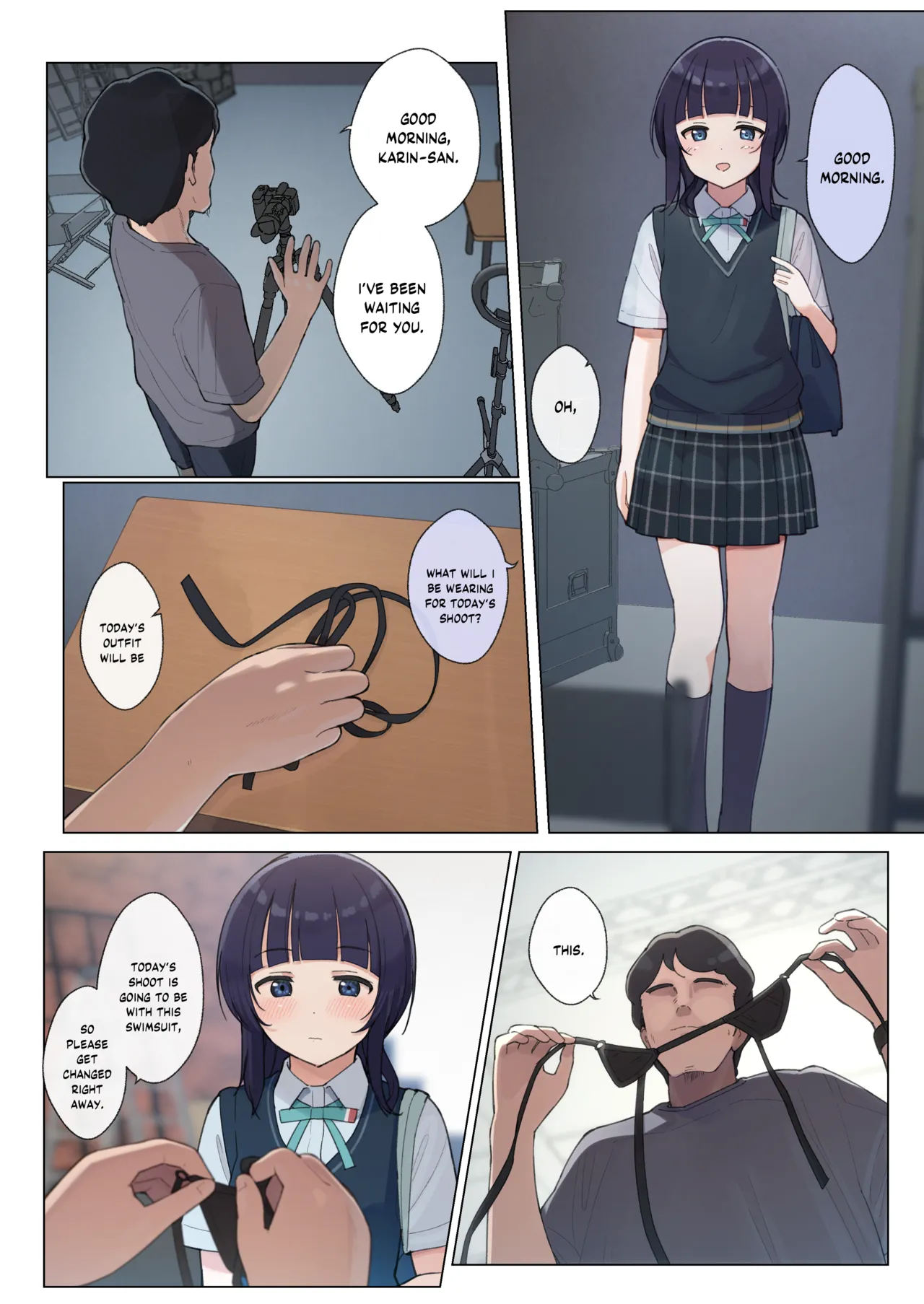 Karin-san, Satsuei no Shigoto