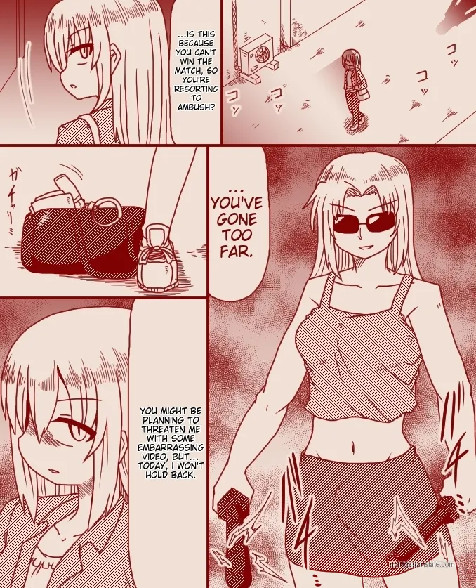 Shemale gets defeated by brash female fighter