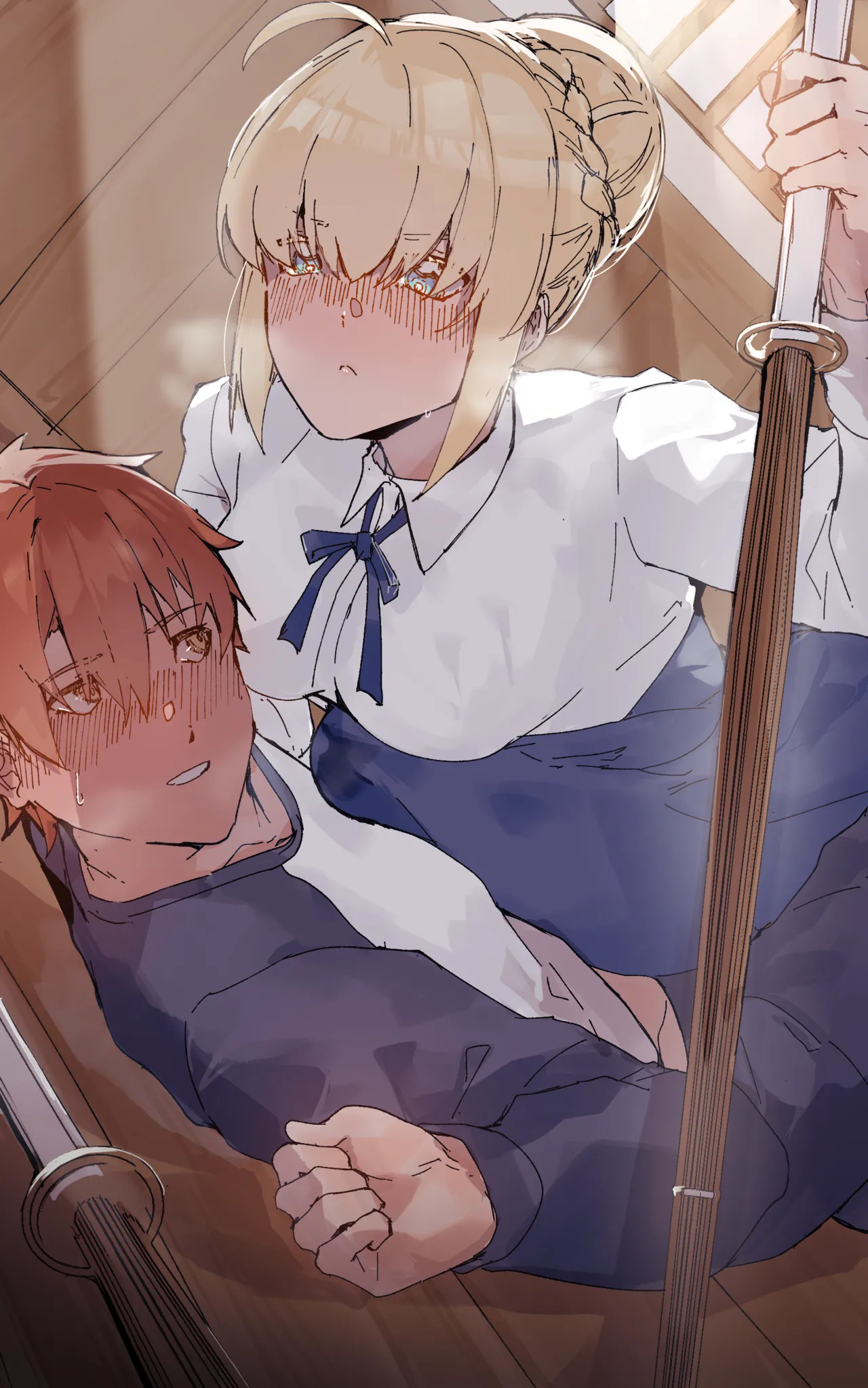 Sword and Sheath. Saber x Shirou