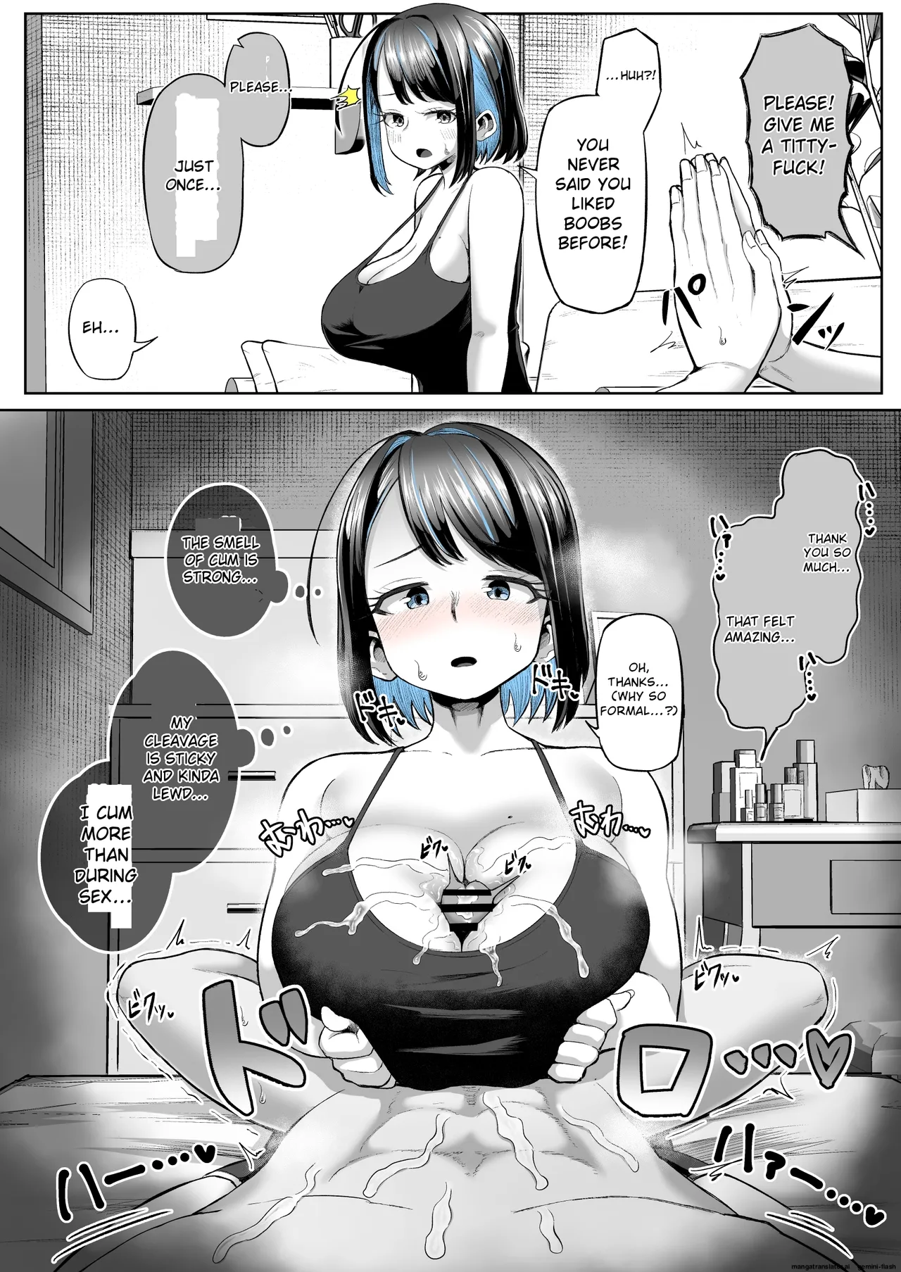 This is the story of how she came to love titjobs!