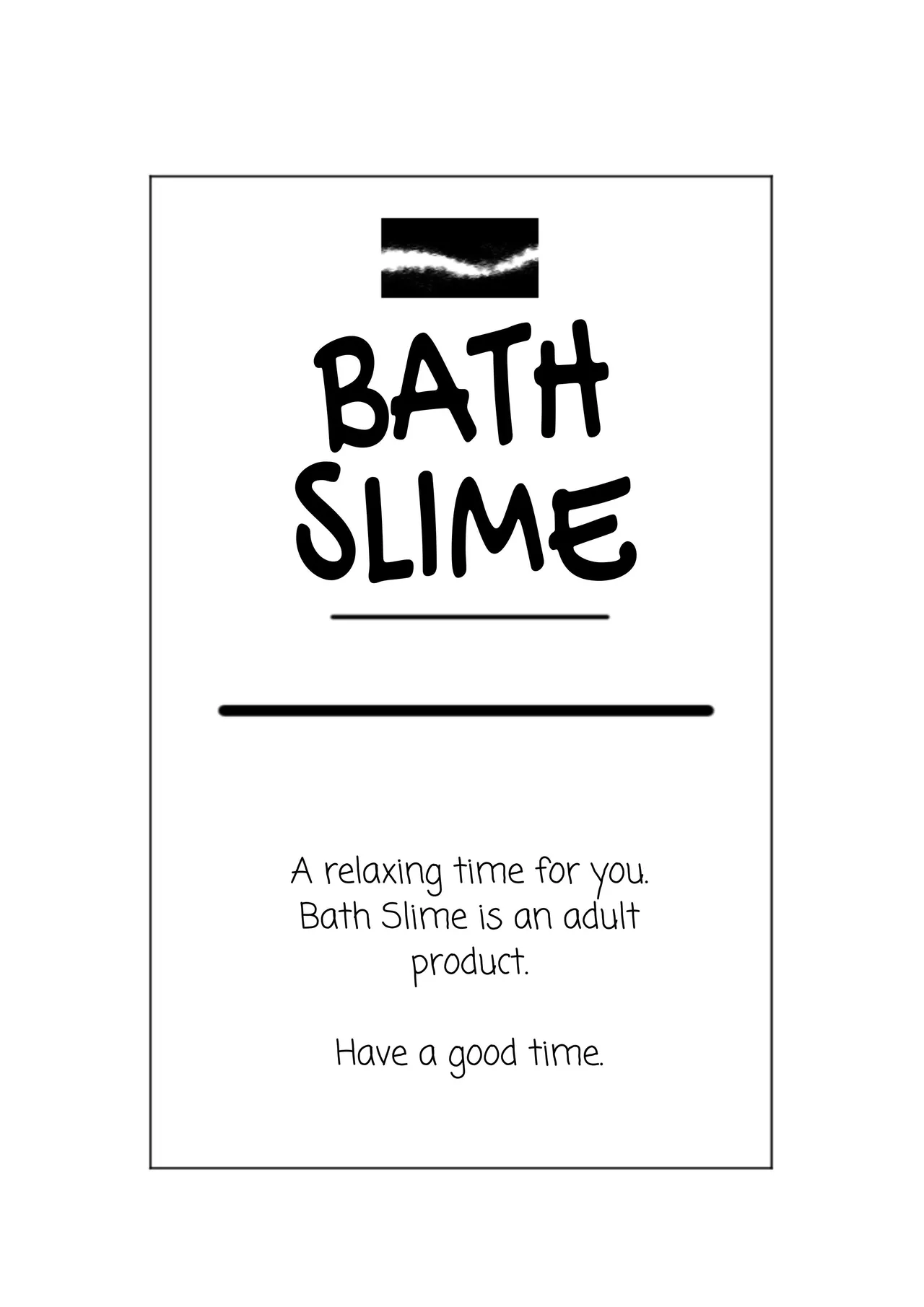 Bath Slime Instruction Manual