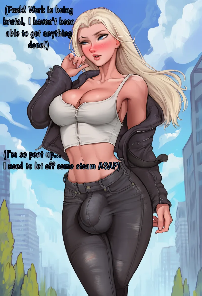 Futa x Femboy Blowing off steam