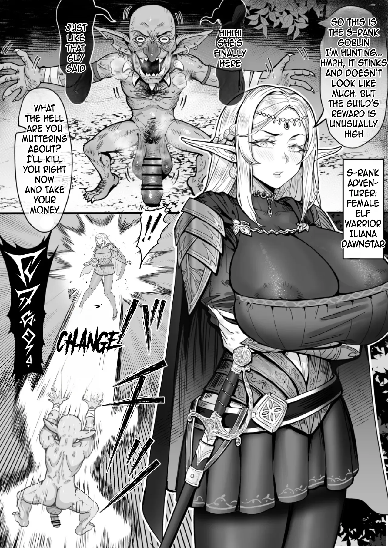 Forced Body Swap by Goblins Leads to Ejaculation Addiction! The Fall of Elven Warrior Iliana Dawnstar!