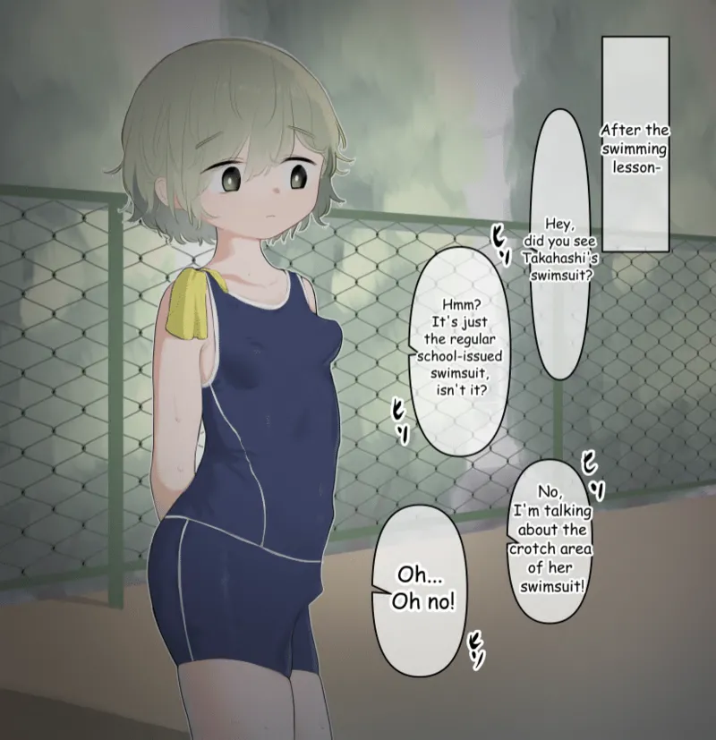Clit ga Oukii Koto ga Suiei no Jugyou de Barechatta Onnanoko I Girl with large clit