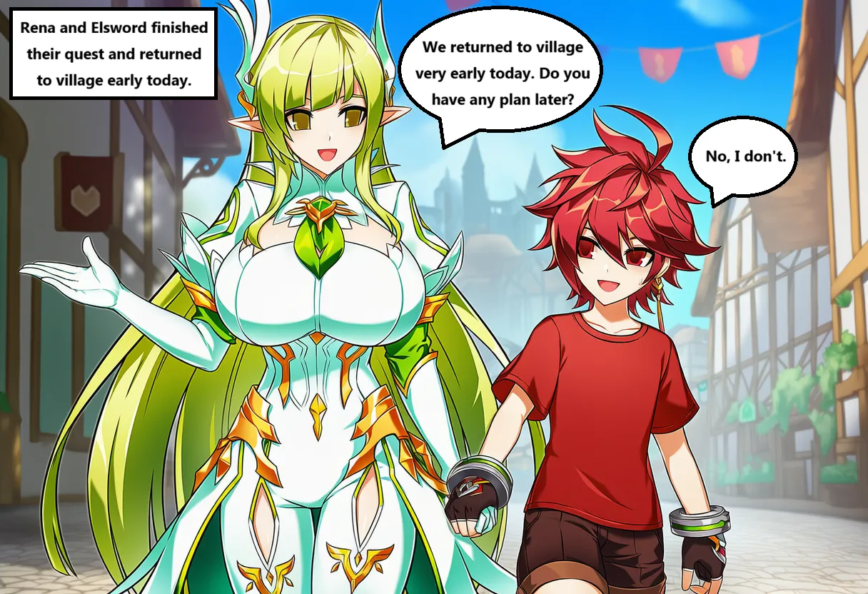 Q DaB & Elsword [AI generated}