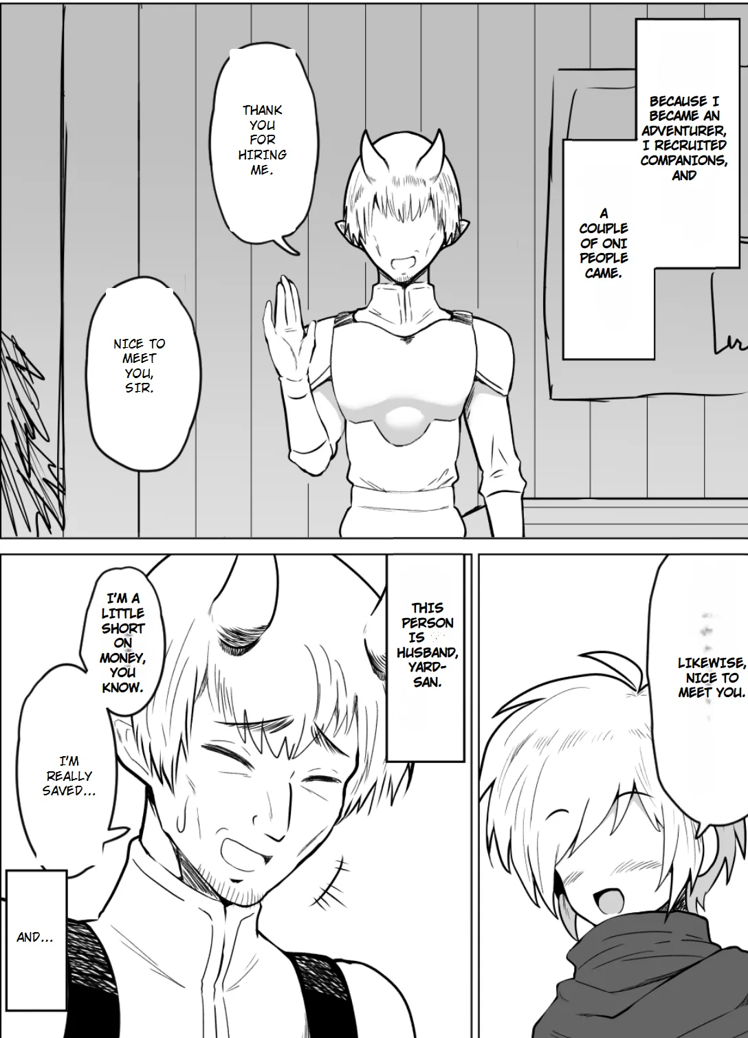 NTR shota and married Oni