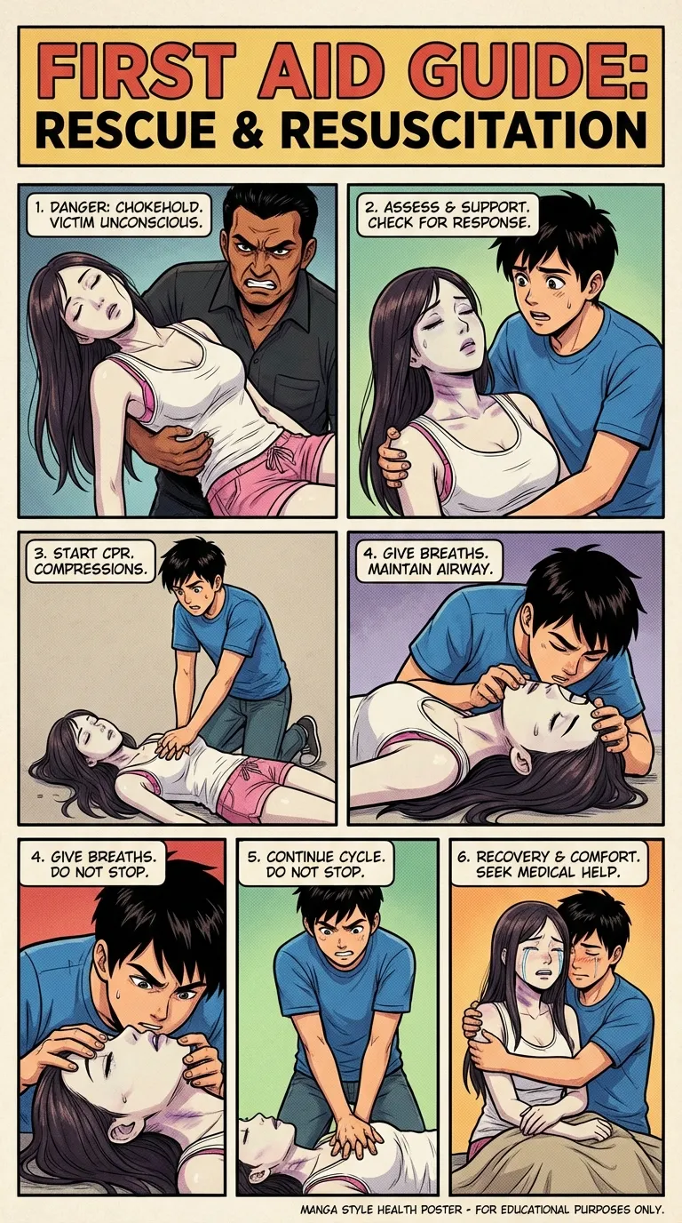 Safety Poster 3: Chokehold Victim