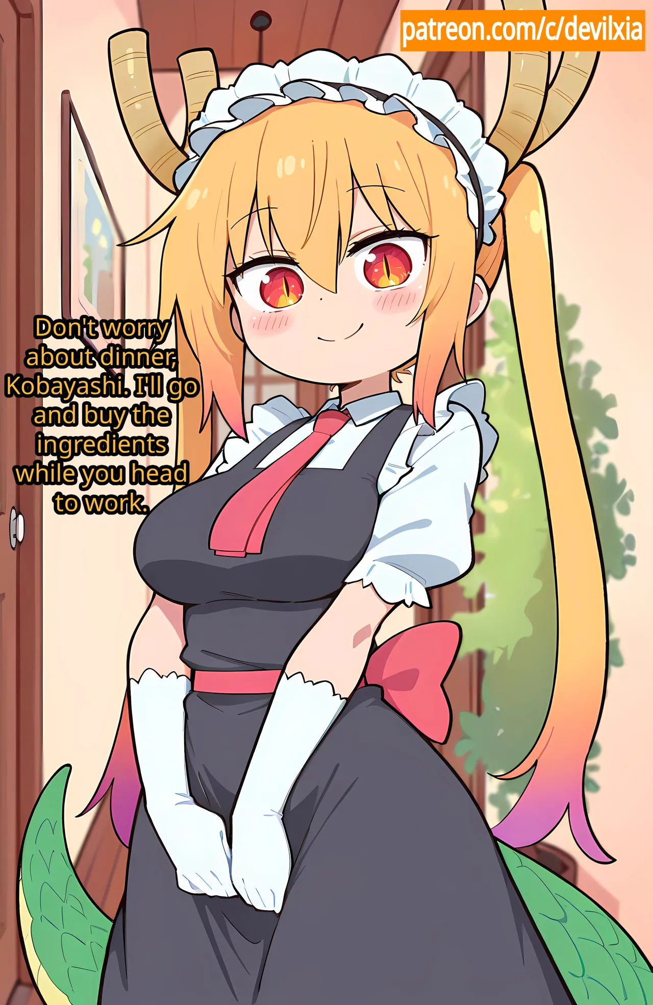 【Comic】 Tohru and the Dinner