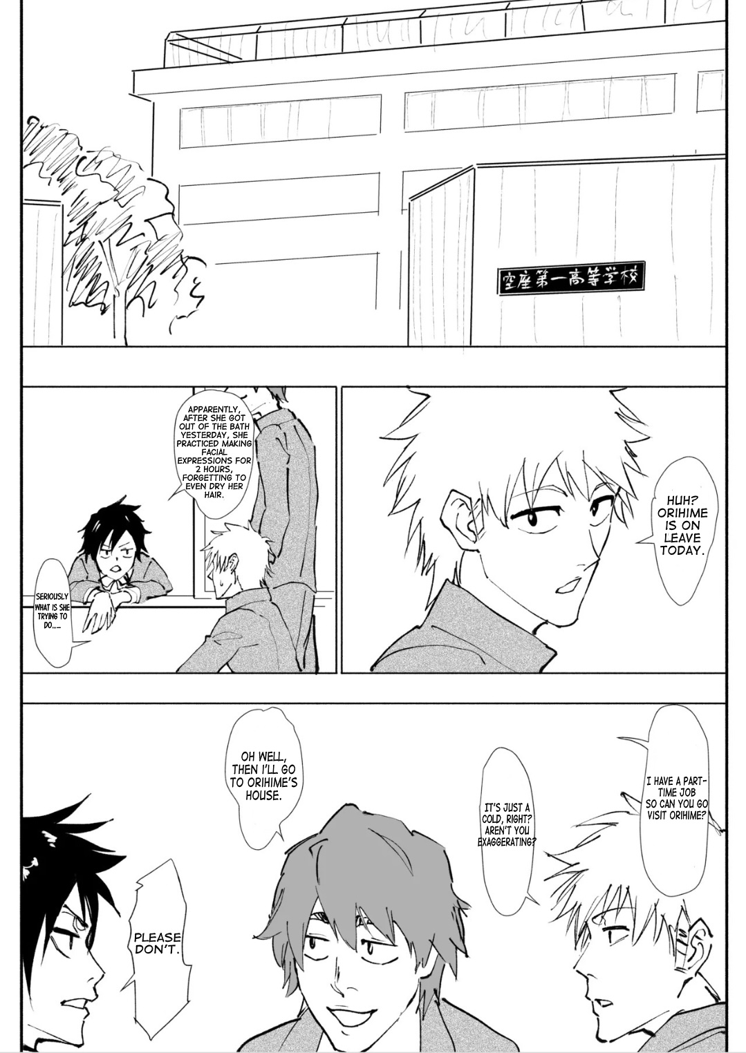 Orihime Lewd Manga
