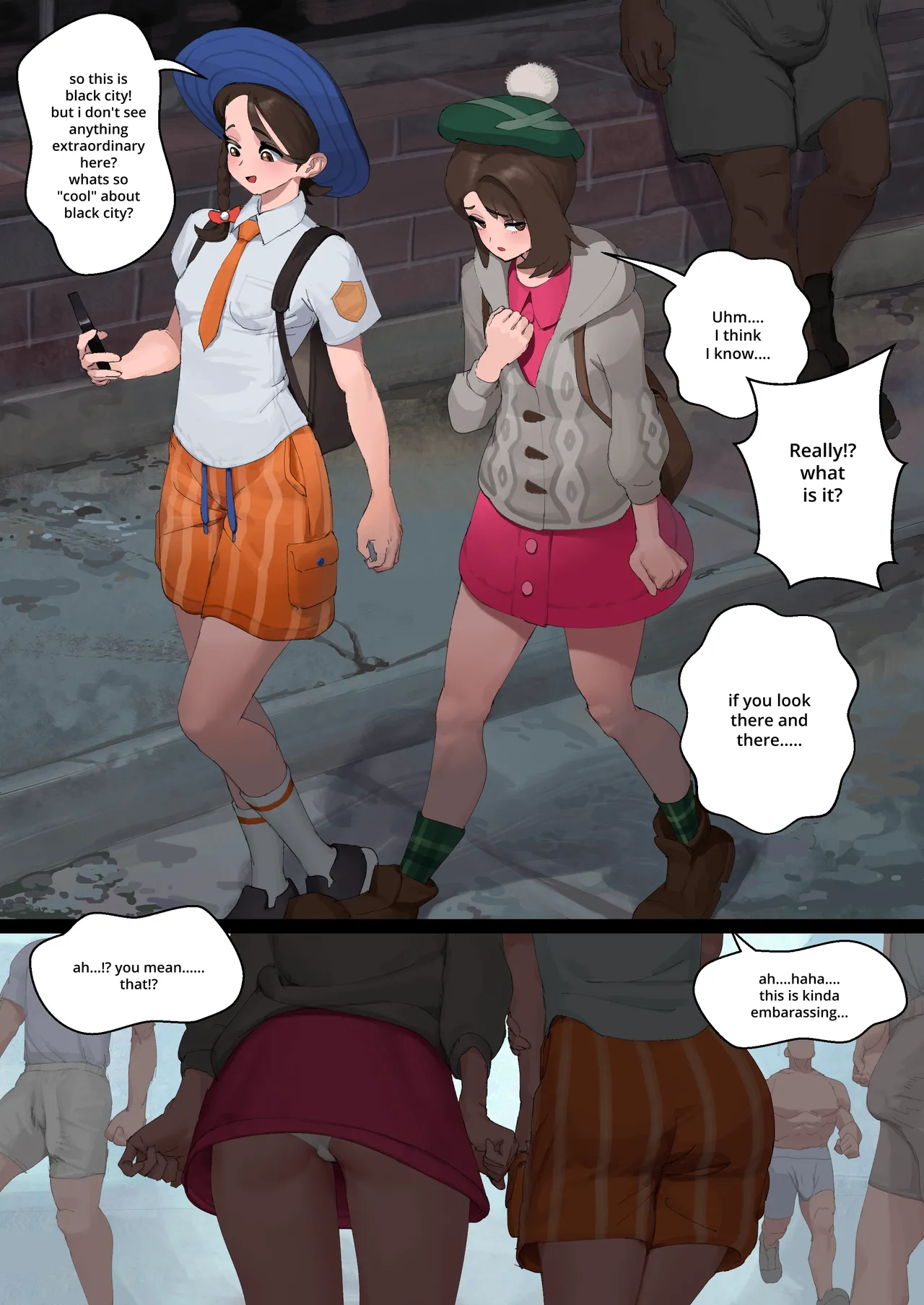Gloria and Juliana visit Black City