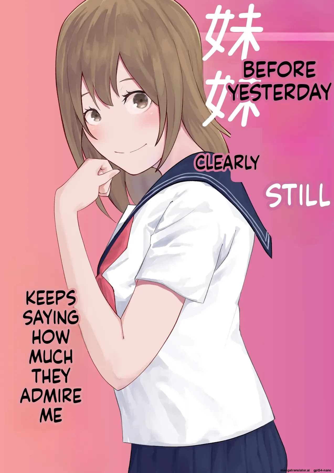 Kinou Made wa Imouto no Otehon datta | Before Yesterday Clearly Still Keeps Saying How much They Admire Me