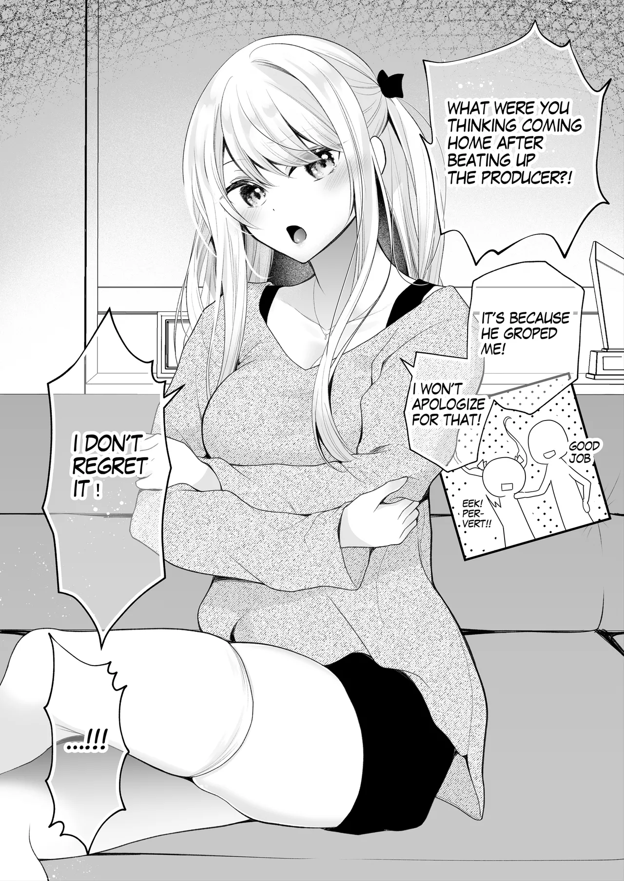 Punishment for a cheeky idol Comic 8page
