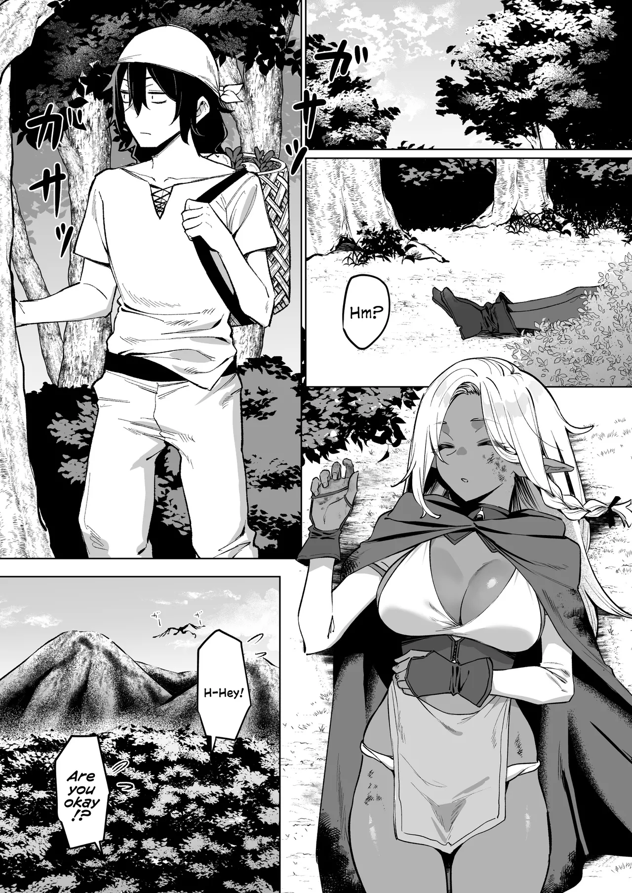 A Dark Elf Returned The Favour After I Saved Her | Kasshoku Elf o Tasuketara Ongaeshi Sareta Hanashi