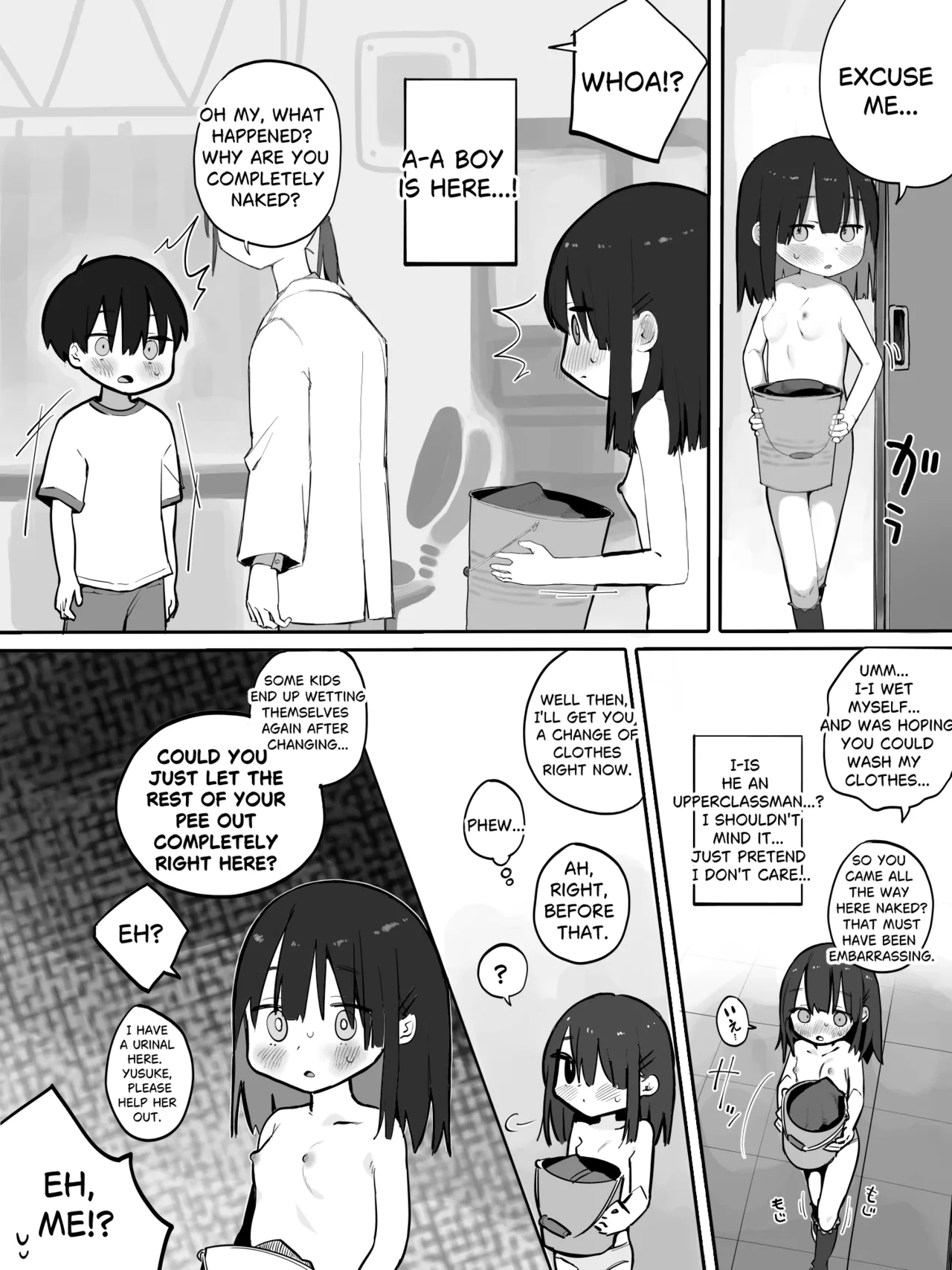 Girl Visiting the Nurse's Office