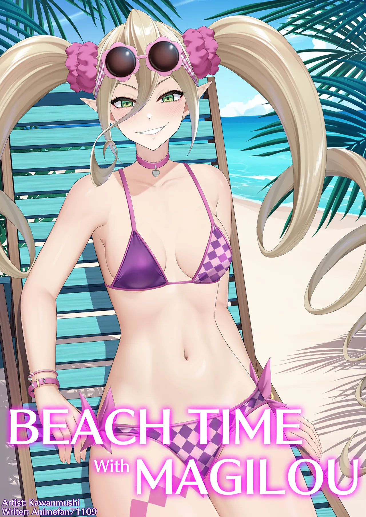 Beach time with Magilou