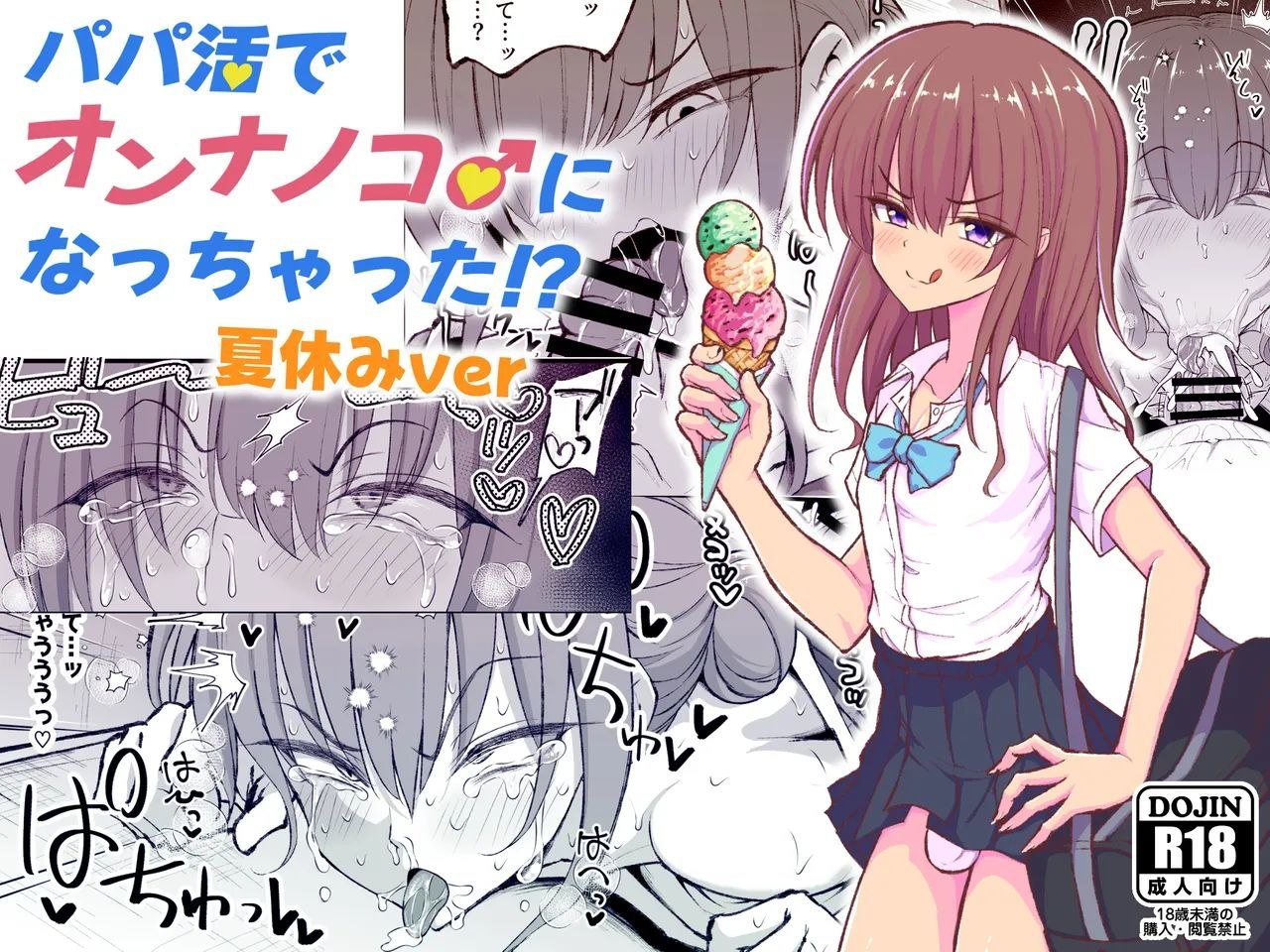 Papa Katsu de Onnanoko ♂ ni Natchatta?! Natsuyasumi Version