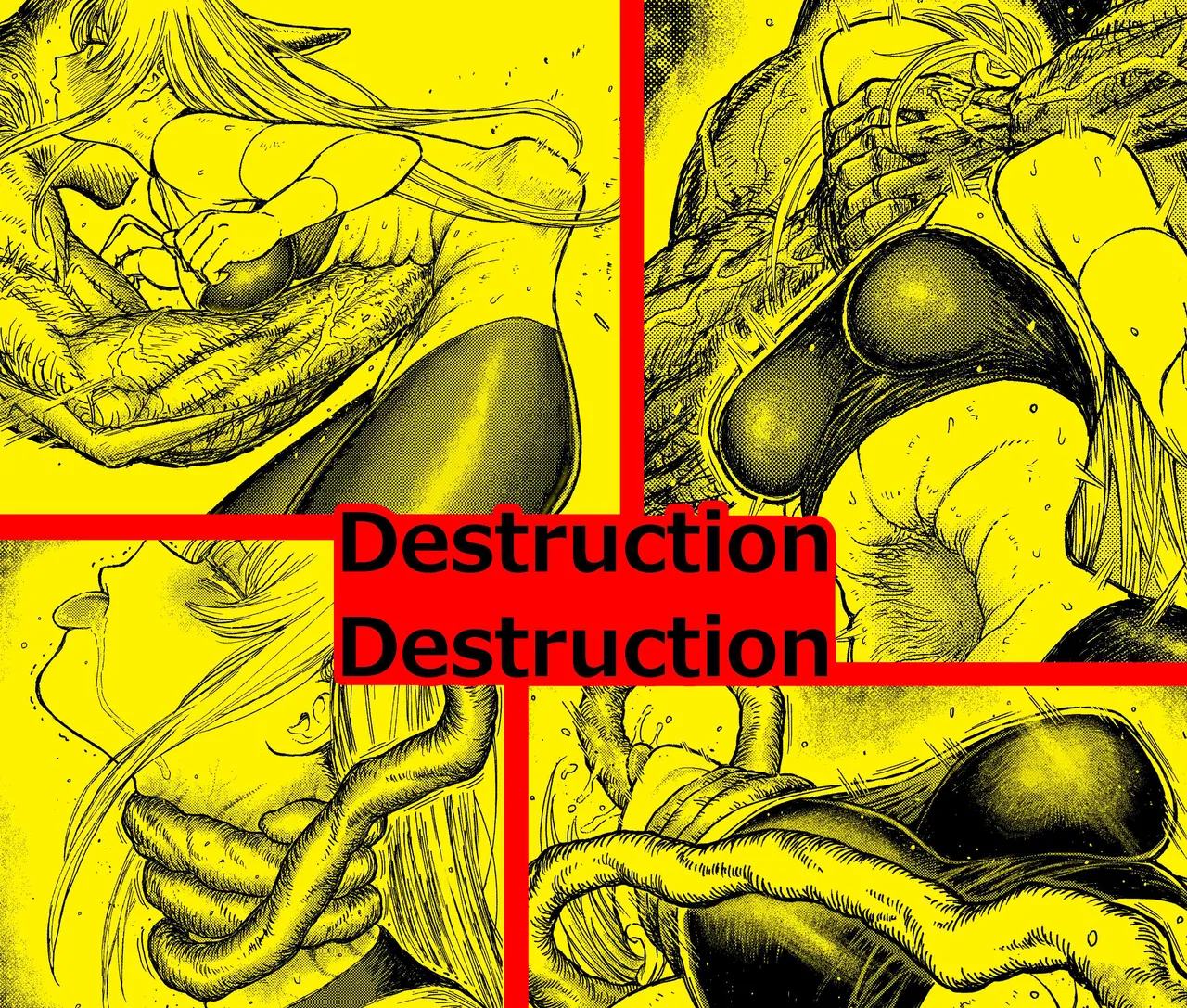 Destruction Destruction - The Strangled heroin's total defeat