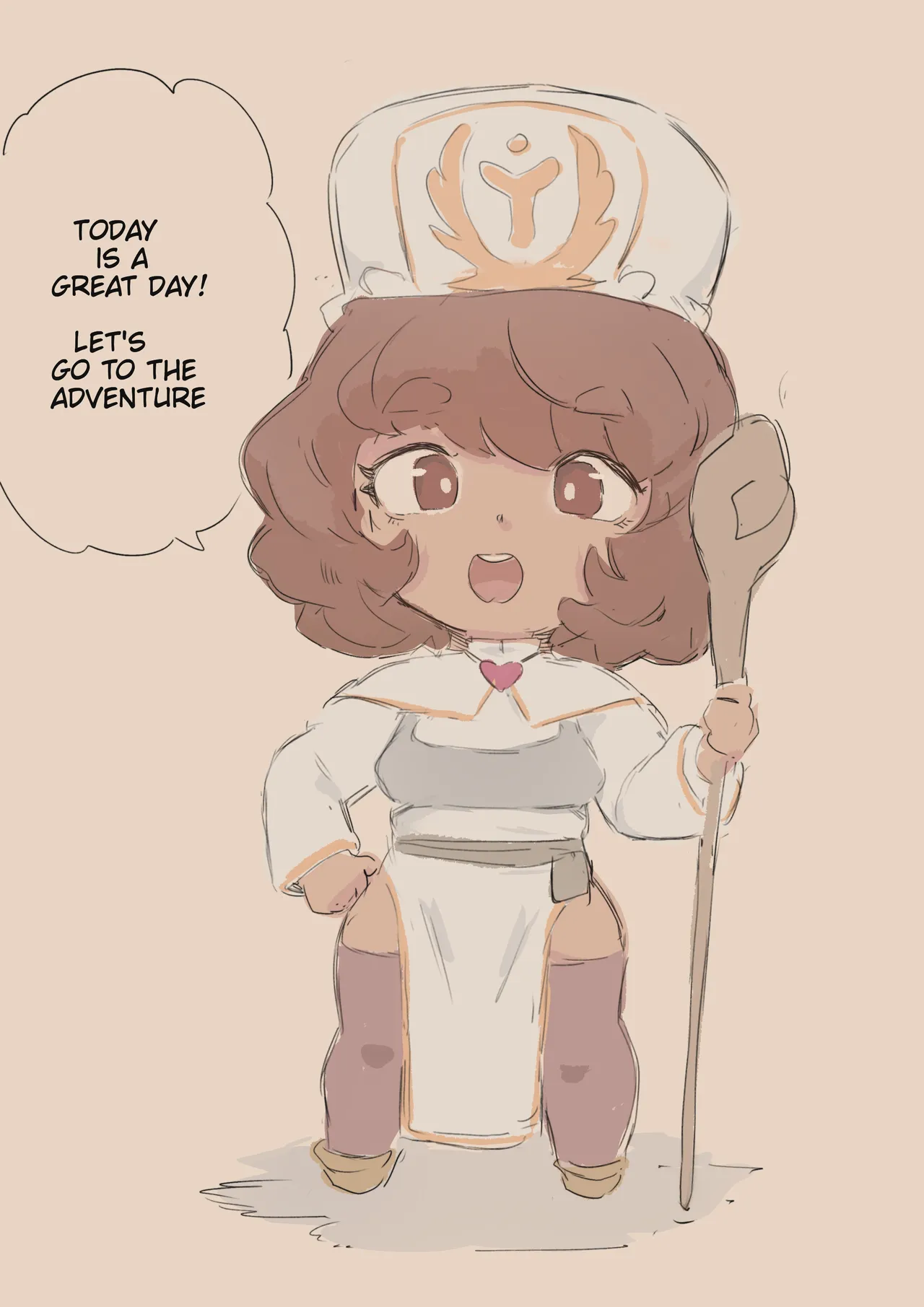 Cleric Taliya: Chibi