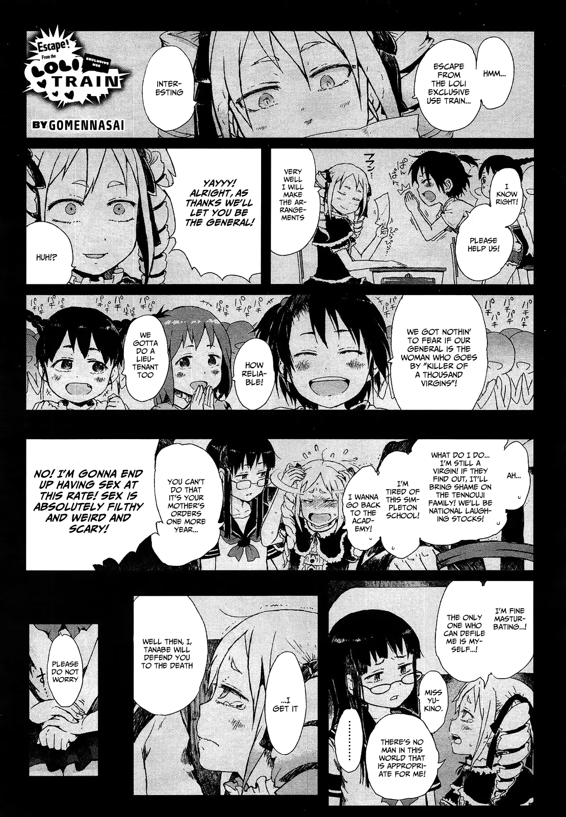 Dasshutsu! Chibikko Senyou Sharyou Zenpen / Escape From The Loli Train! Chapter 2