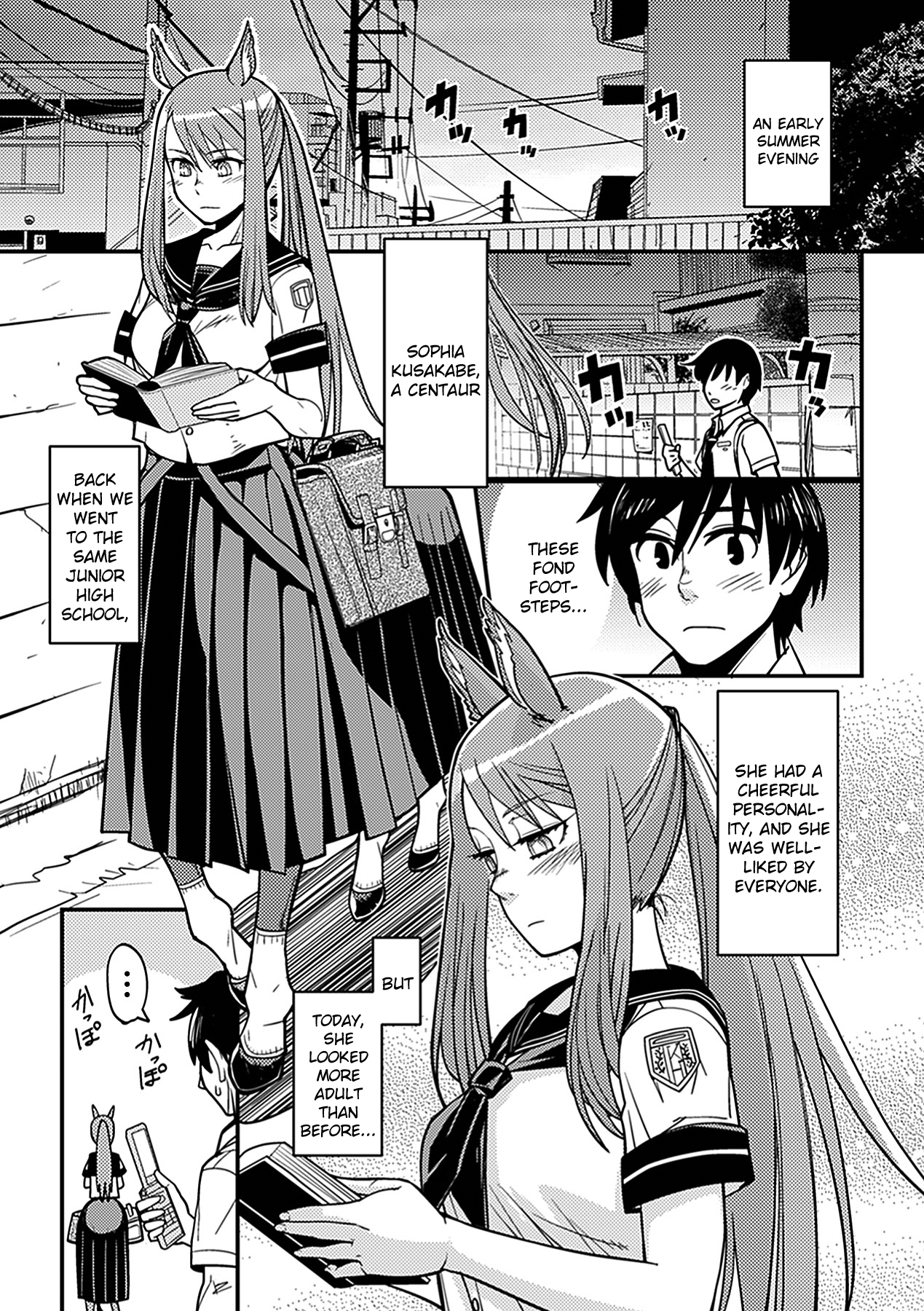 Ja Ja Uma Sailor Fuku | Wild Horse In A School Uniform (Bessatsu Comic Unreal Monster Musume Paradise Vol. 2) [English] =LWB=