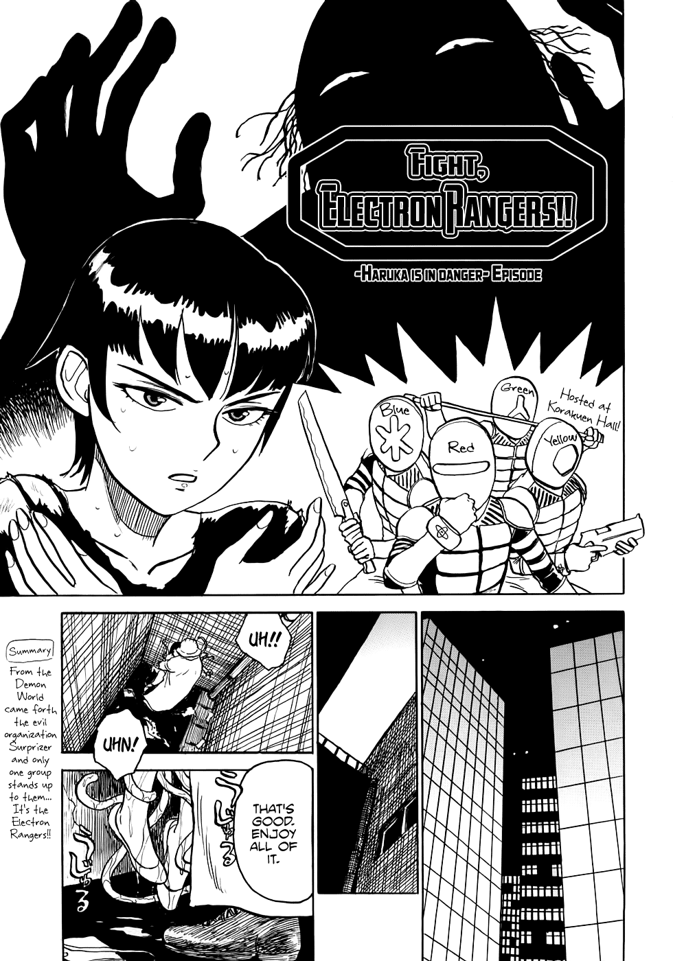 Fight, Electron Rangers!! -Haruka is in danger- Episode (From MOMOMAN) (English) =LWB=