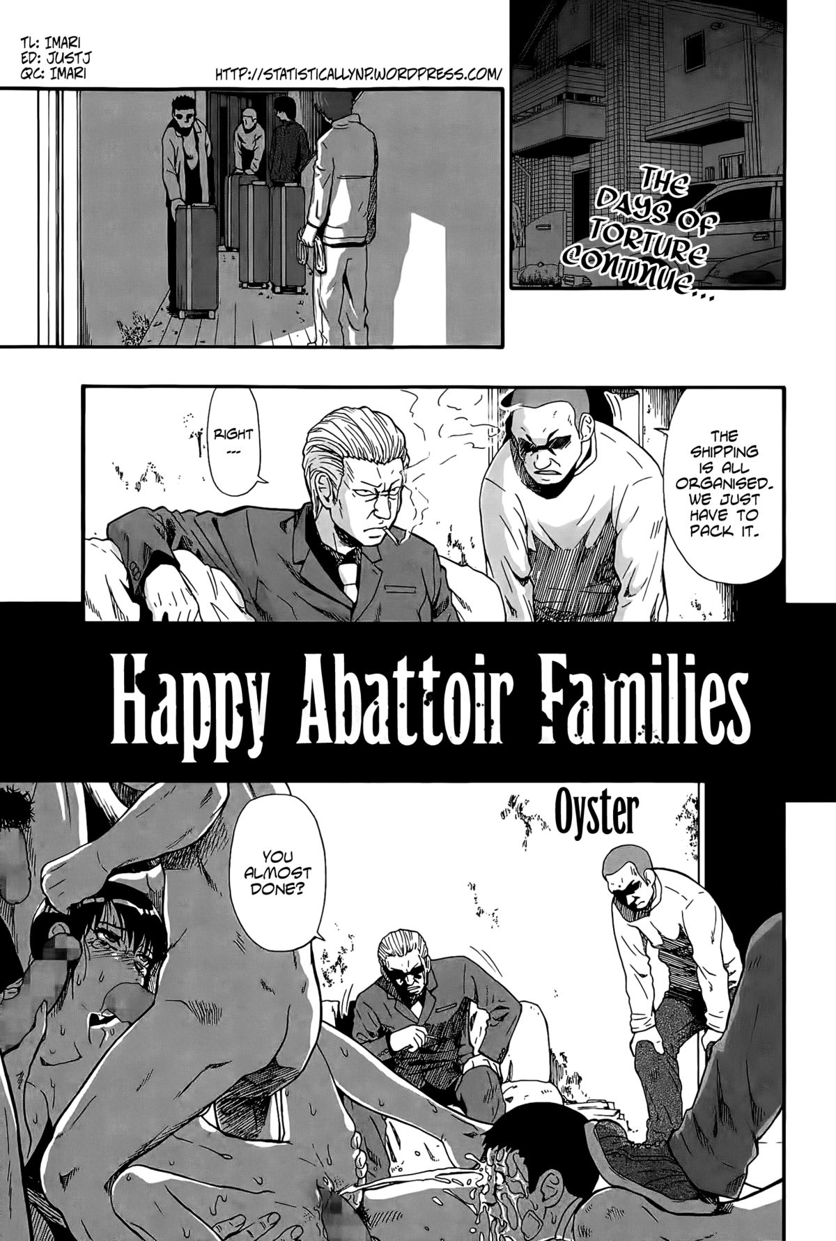 Tojou no Danran | Happy Abattoir Families Ch. 9 (COMIC Mate legend Vol. 2 2015-04) [English] =StatistcallyNP=