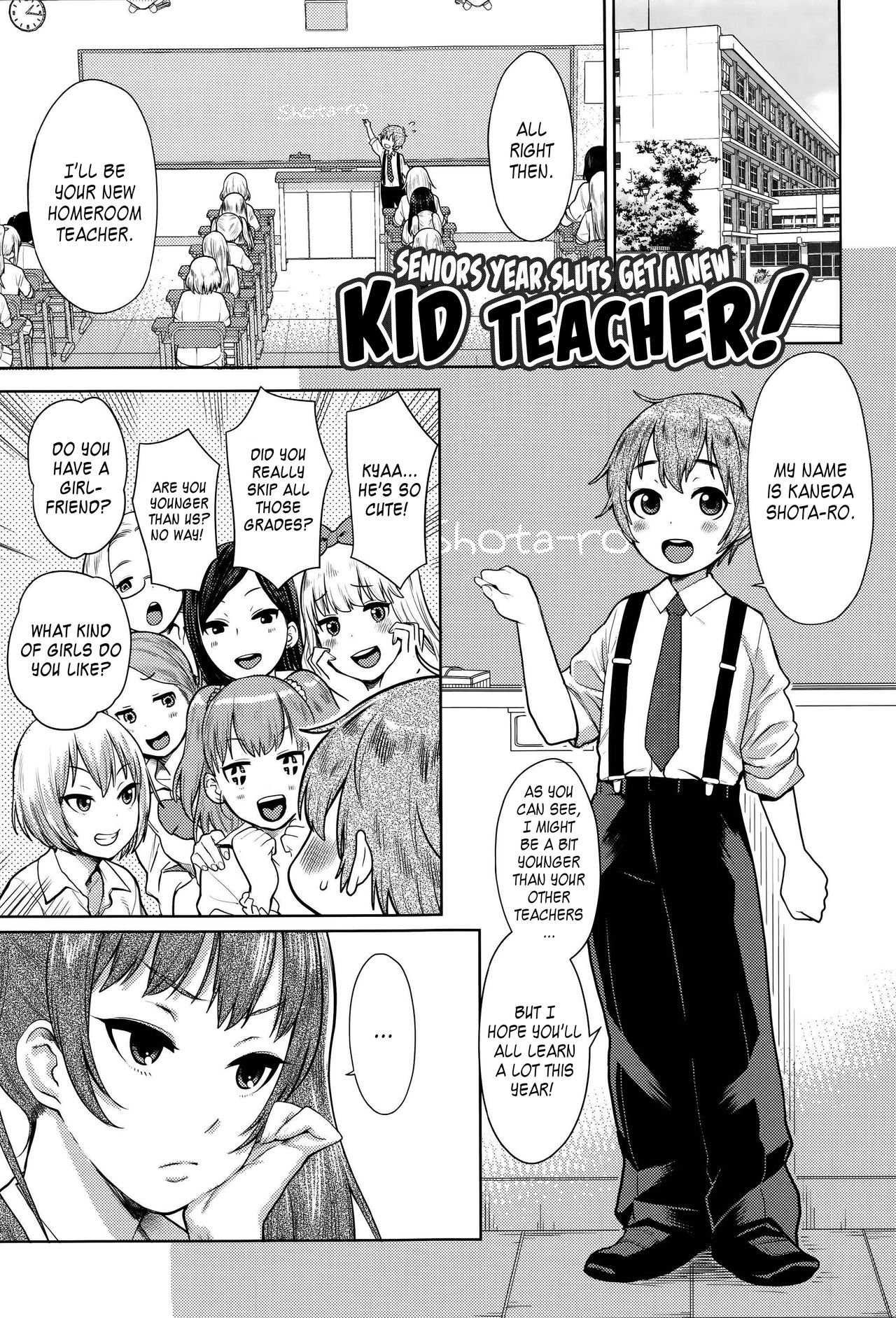 Sannen Bitch-Gumi, Kodomo Sensei | Senior Year Sluts Get a New Kid Teacher